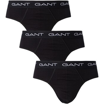 Ondergoed Heren Slips Gant Set van 3 essentiële slips Zwart