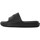 Schoenen Heren slippers Levi's In reliëf gemaakte juni volgende sliders Zwart
