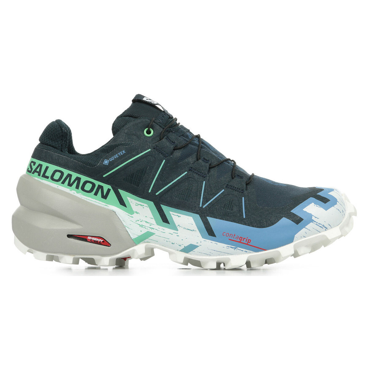 Schoenen Dames Sneakers Salomon Speedcross 6 Gtx W Blauw