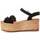 Schoenen Dames Sandalen / Open schoenen Leindia 88173 Zwart