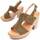 Schoenen Dames Sandalen / Open schoenen Leindia 89058 Groen
