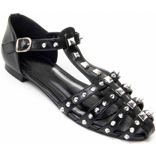 Schoenen Dames Sandalen / Open schoenen Leindia 89076 Zwart