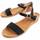 Schoenen Dames Sandalen / Open schoenen Leindia 89080 Zwart