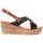 Schoenen Dames Sandalen / Open schoenen Leindia 89083 Zwart
