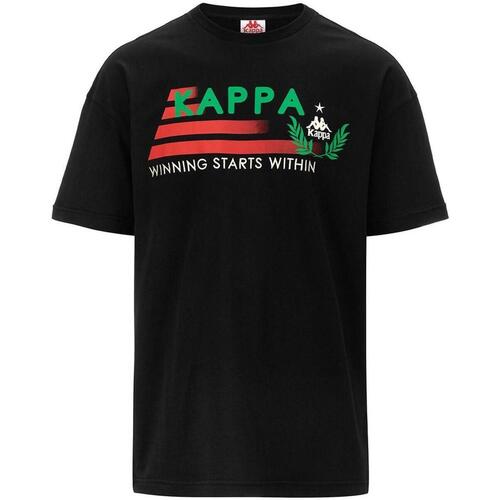 Textiel T-shirts korte mouwen Kappa  Zwart