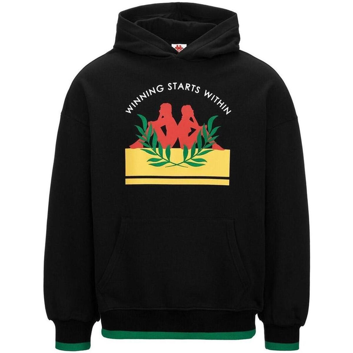 Textiel Sweaters / Sweatshirts Kappa  Zwart