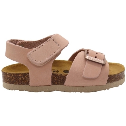 Schoenen Kinderen Sandalen / Open schoenen Plakton Pinto Baby Sandals - Salmon Roze