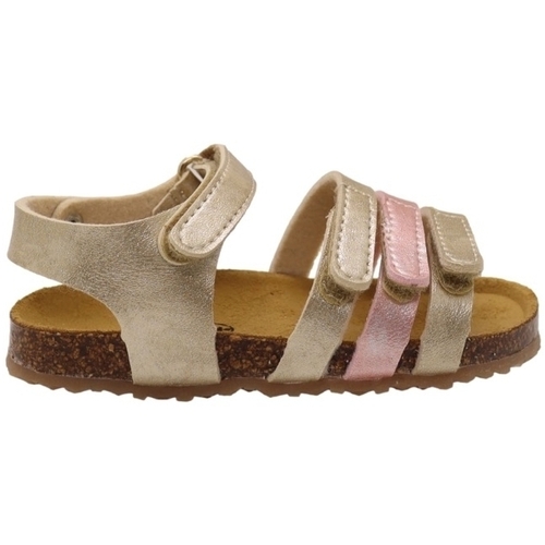 Schoenen Kinderen Sandalen / Open schoenen Plakton Pastel Baby Sandals - Oro Rose Goud