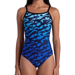 Textiel Dames Bikini Arena Women's  Surfs Up Swimsuit Lightdro Multicolour