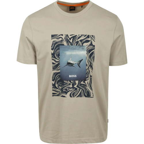 Textiel Heren T-shirts & Polo’s BOSS T-shirt Tucan Beige Beige