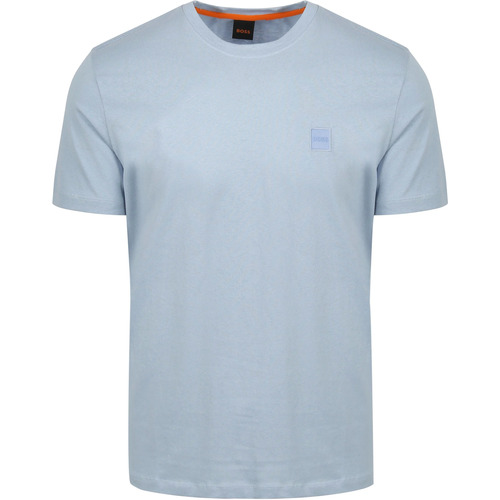 Textiel Heren T-shirts & Polo’s BOSS T-shirt Tales Lichtblauw Blauw
