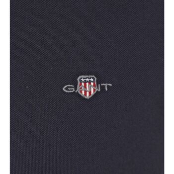 Gant Shield Piqué Poloshirt Navy Blauw