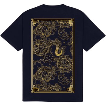 Dolly Noire Chinese Dragon Tee Blauw