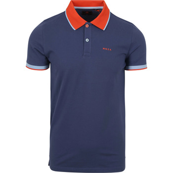 Textiel Heren T-shirts & Polo’s New Zealand Auckland NZA Polo Kinloch Donkerblauw Blauw