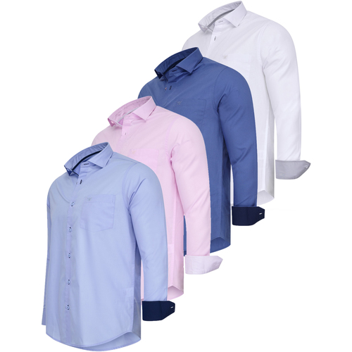 Textiel Dames Overhemden Cappuccino Italia Overhemd Uni Voordeelpakket Multicolour