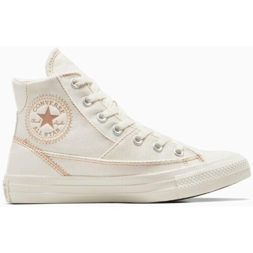 Schoenen Dames Sneakers Converse A04675C CHUCK TAYLOR ALL STAR PATCHWORK Wit