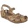 Schoenen Dames Sandalen / Open schoenen Interbios MANDEN  5391 Groen