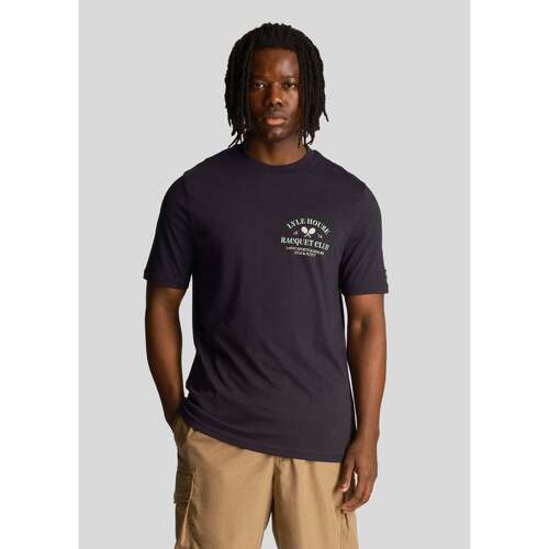 Textiel Heren T-shirts & Polo’s Lyle & Scott Racquet club graphic t-shirt Other
