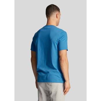 Lyle & Scott Contrast pocket t-shirt Blauw