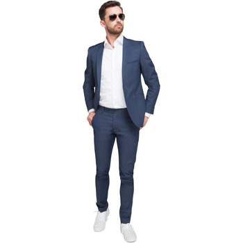 Textiel Heren Kostuums Suitable Sneaker Suit Quicks Blauw
