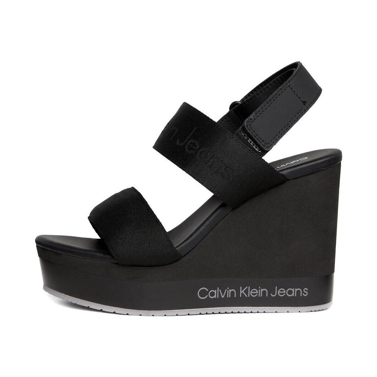 Schoenen Dames Sandalen / Open schoenen Calvin Klein Jeans  Zwart