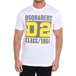 Textiel Heren T-shirts korte mouwen Dsquared S74GD11-69S23009-100 Wit