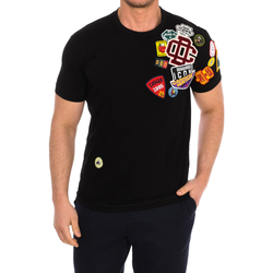Textiel Heren T-shirts korte mouwen Dsquared S79GC0022-S23009-900 Zwart