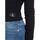Textiel Dames T-shirts & Polo’s Ck Jeans Woven Label Rib Ls C Zwart