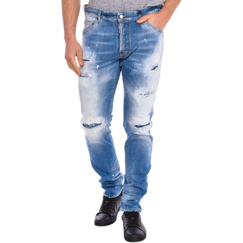 Textiel Heren Broeken / Pantalons Dsquared S74LB0978-S30664-470 Blauw