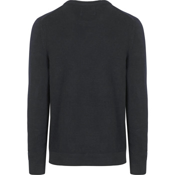 Marc O'Polo Pullover Structuur Navy Blauw