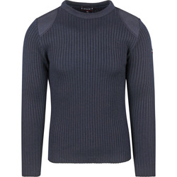 Textiel Heren Sweaters / Sweatshirts Armor Lux Binic Trui Wol Navy Blauw