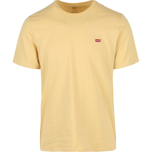 Textiel Heren T-shirts & Polo’s Levi's T-shirt Original Geel Geel