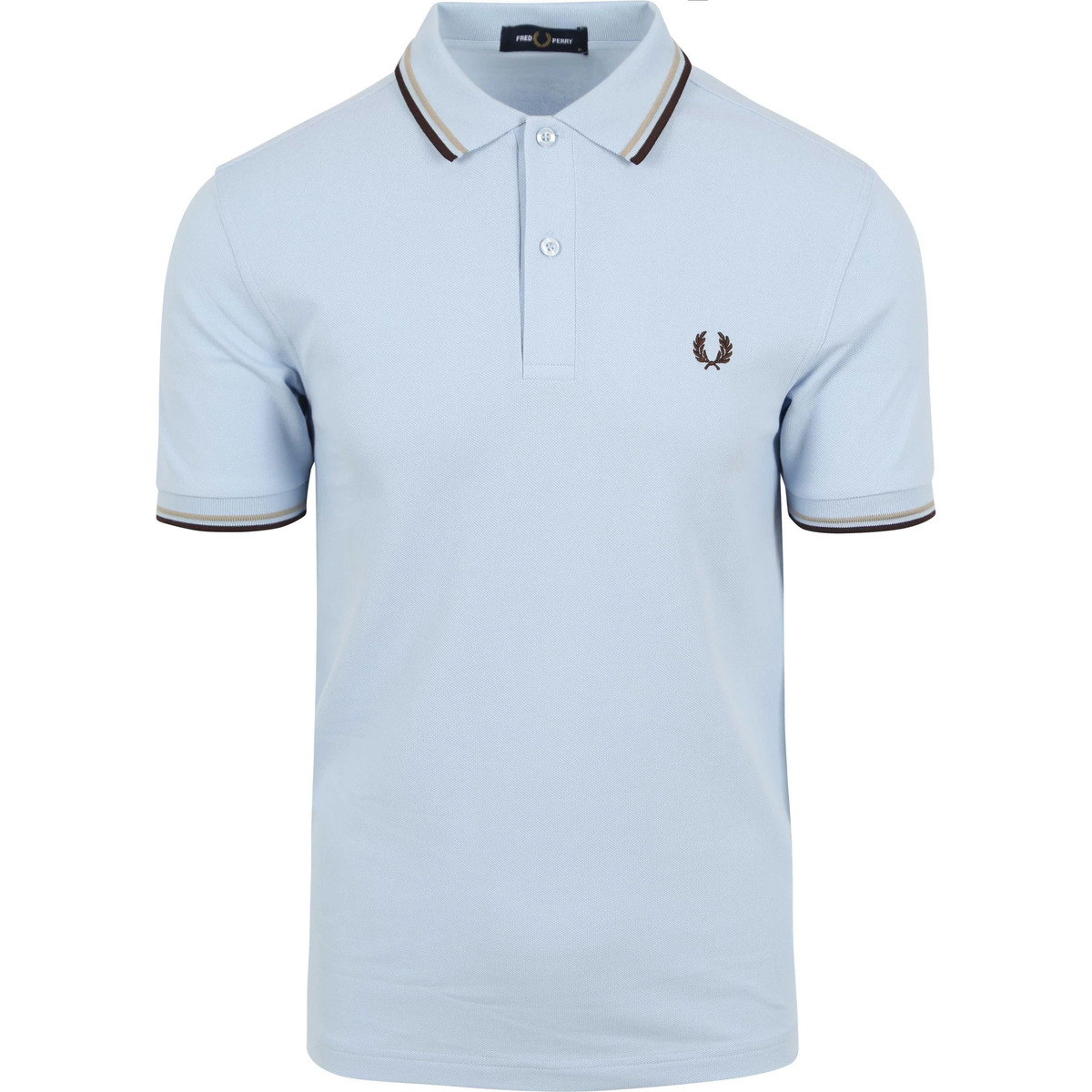 Textiel Heren T-shirts & Polo’s Fred Perry Polo M3600 Lichtblauw V02 Blauw