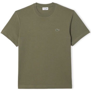 Textiel Heren T-shirts & Polo’s Lacoste Classic Fit T-Shirt - Vert Kaki Groen