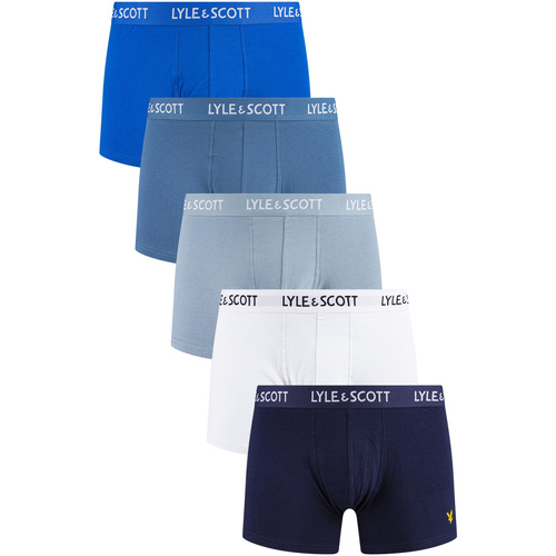 Ondergoed Heren Boxershorts Lyle & Scott Miller 5 Pack Trunks Multicolour