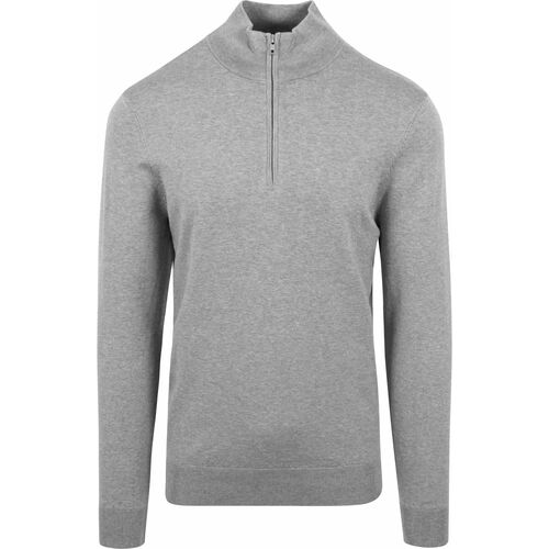Textiel Heren Sweaters / Sweatshirts Profuomo Half Zip Pullover Luxury Grijs Grijs