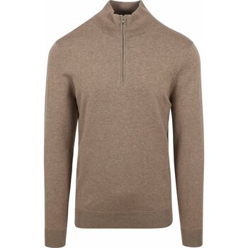 Textiel Heren Sweaters / Sweatshirts Profuomo Half Zip Pullover Luxury Beige Beige