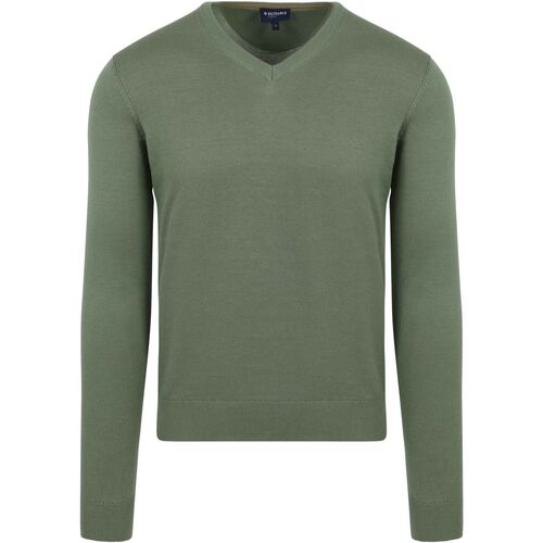 Textiel Heren Sweaters / Sweatshirts Suitable Respect Vinir Pullover Mid Groen Groen