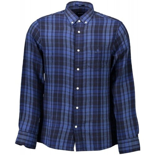 Textiel Heren Overhemden lange mouwen Gant 20033017520 Blauw