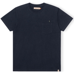 Textiel Heren T-shirts & Polo’s Revolution T-Shirt Regular 1341 WEI - Navy Blauw