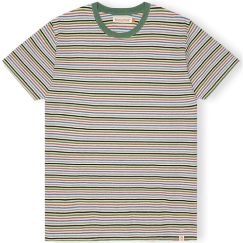 Textiel Heren T-shirts & Polo’s Revolution T-Shirt Regular 1362 - Multi Multicolour