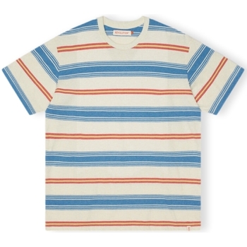 Textiel Heren T-shirts & Polo’s Revolution T-Shirt Loose 1363 - Blue Multicolour