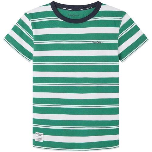 Textiel Jongens T-shirts & Polo’s Pepe jeans  Groen