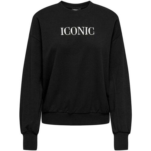 Textiel Dames Sweaters / Sweatshirts Only  Zwart