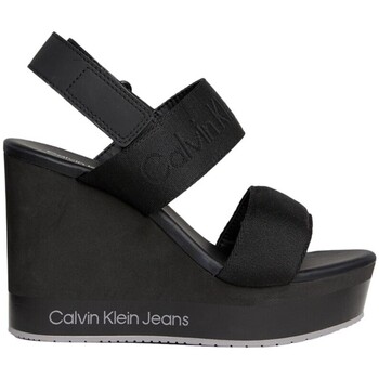 Schoenen Dames Sandalen / Open schoenen Calvin Klein Jeans YW0YW01360 0GO Zwart