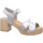 Schoenen Dames Sandalen / Open schoenen Softclox  Zilver
