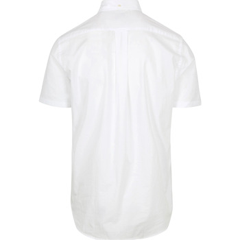 Gant Overhemd Short Sleeve Wit Wit