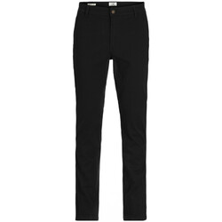 Textiel Heren Broeken / Pantalons Jack & Jones  Zwart