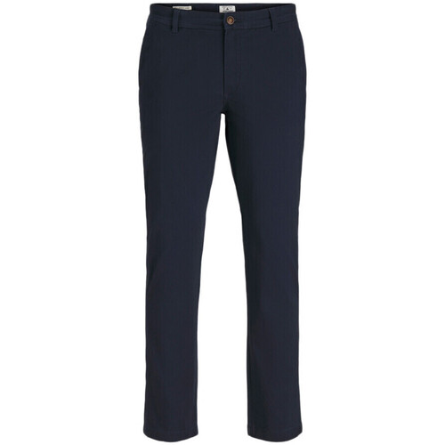 Textiel Heren Broeken / Pantalons Jack & Jones  Blauw
