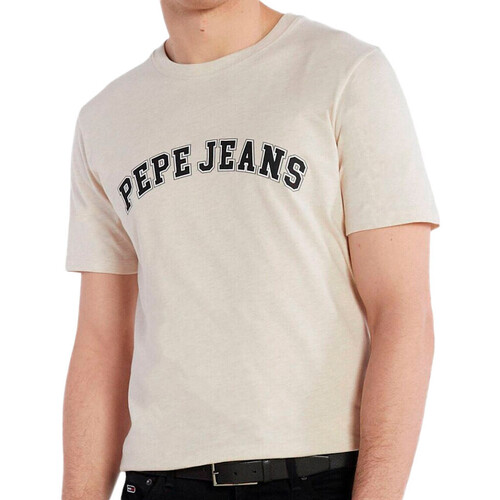Textiel Heren T-shirts & Polo’s Pepe jeans  Beige